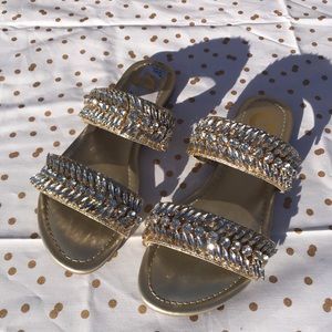 G by Guess - Gold Sandals - Size 7.5